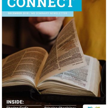 MB Seminary Connect Newsletter (December 2018), front page